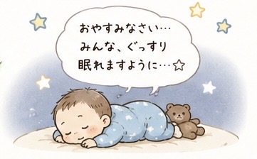 今日も夜との戦い——おやすみなさい
