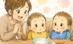 Featured image of post 双子、初めての離乳食