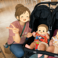 双子の6ヶ月健診へ！体力勝負の一日でした