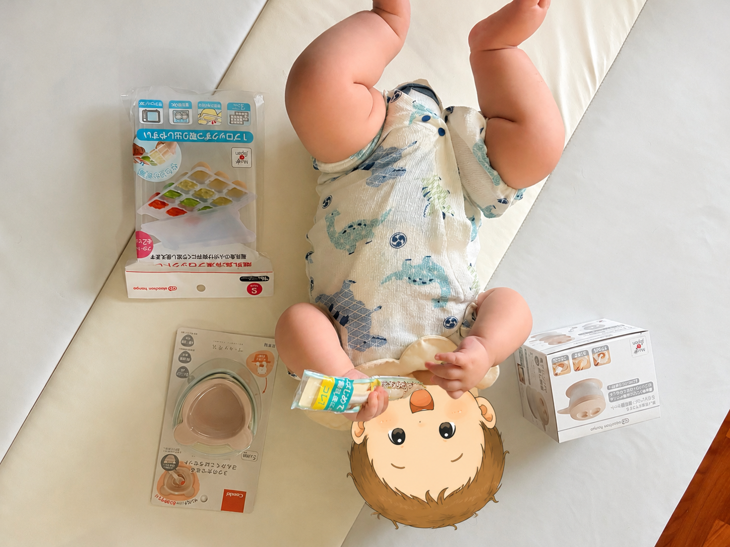冷凍トレーや食器セットなど、自宅用の離乳食グッズ