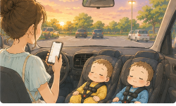 Featured image of post お昼寝ドライブはあり？我が家が車を止めずに走り続ける理由
