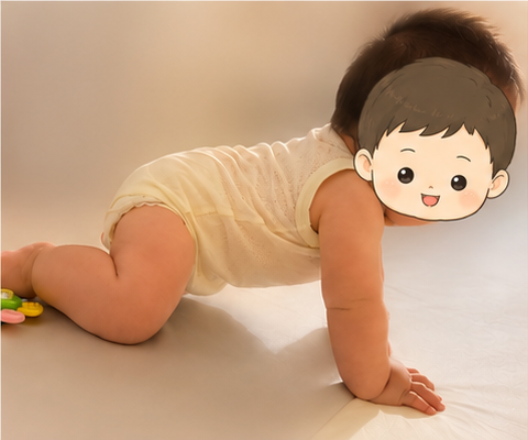 四つん這いでゆさゆさするお兄ちゃん