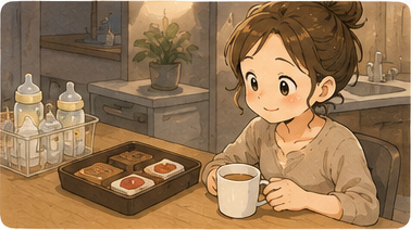 一日の終わりのご褒美スイーツタイム